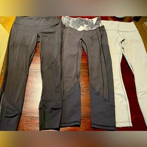 Lululemon Legging Bundle | Lululemon Leggings | Black Gray Lululemon leggings